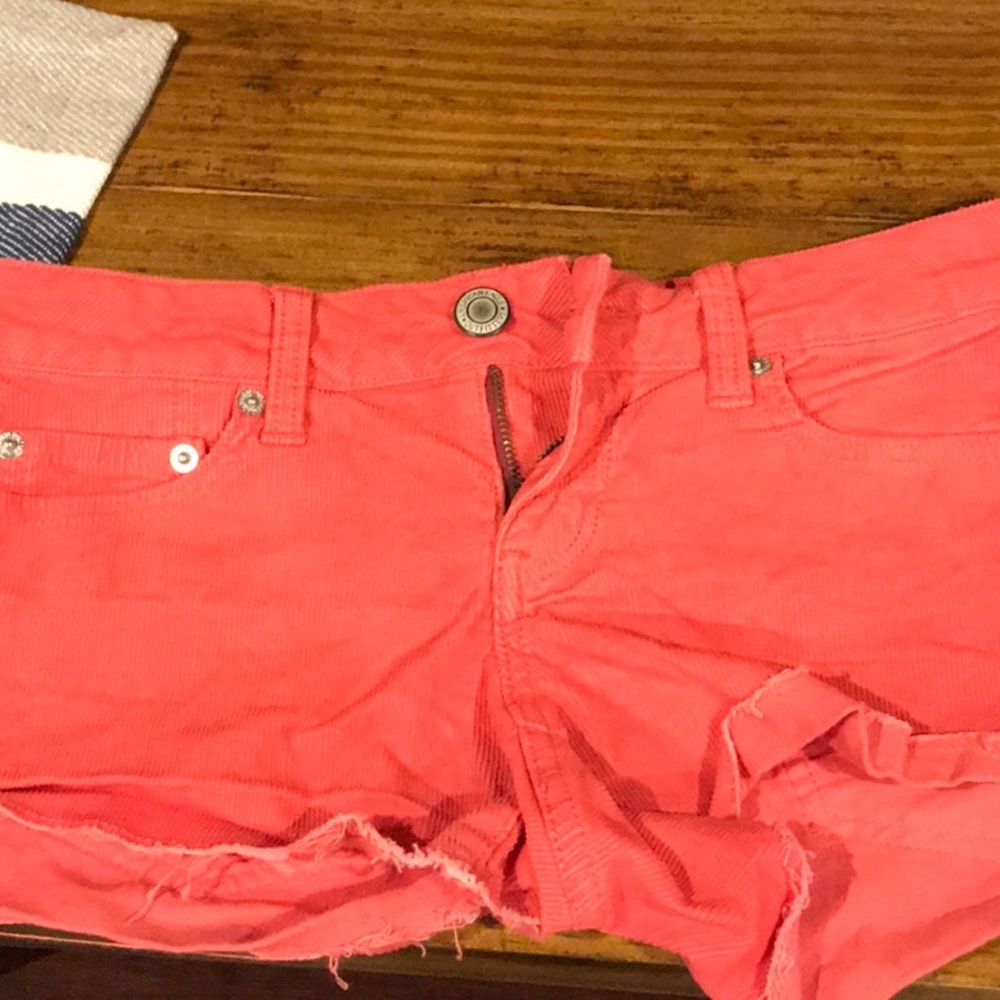 Corduroy shorts